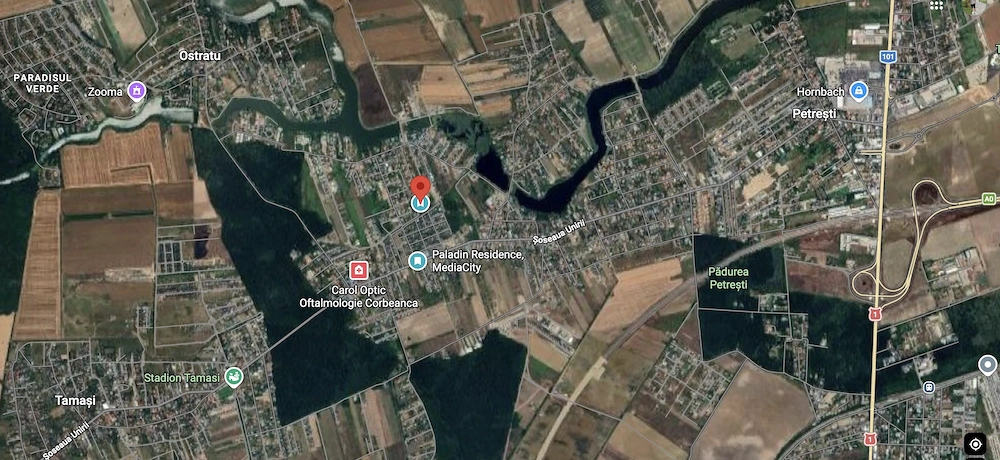 Teren intravilan 555 mp Corbeanca str Laguna Albastra cu utilitati