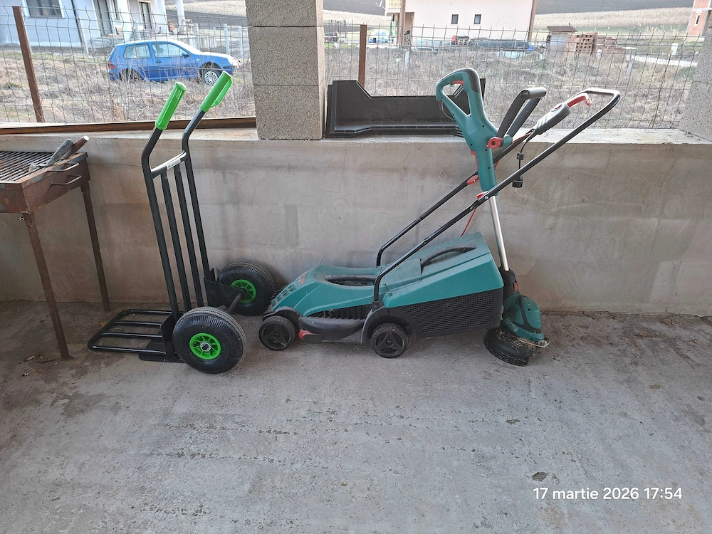 Vand masina de tuns iarba si trimmer bosch