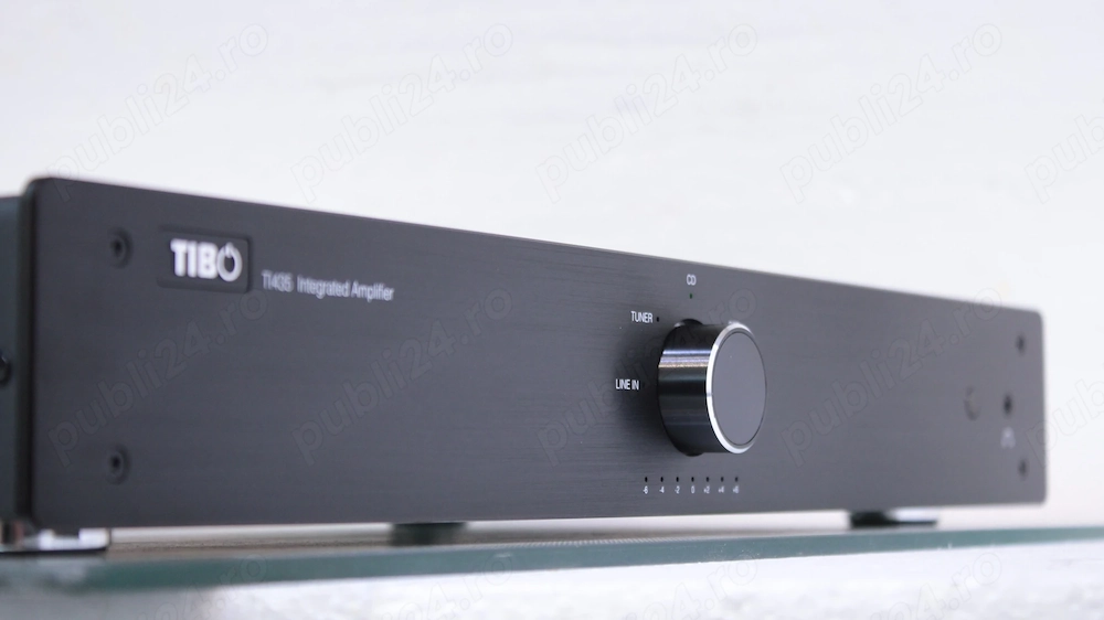 Amplificator integrat TIBO TI435 AMP, 2 x 50W RMS, Intrare Optică,