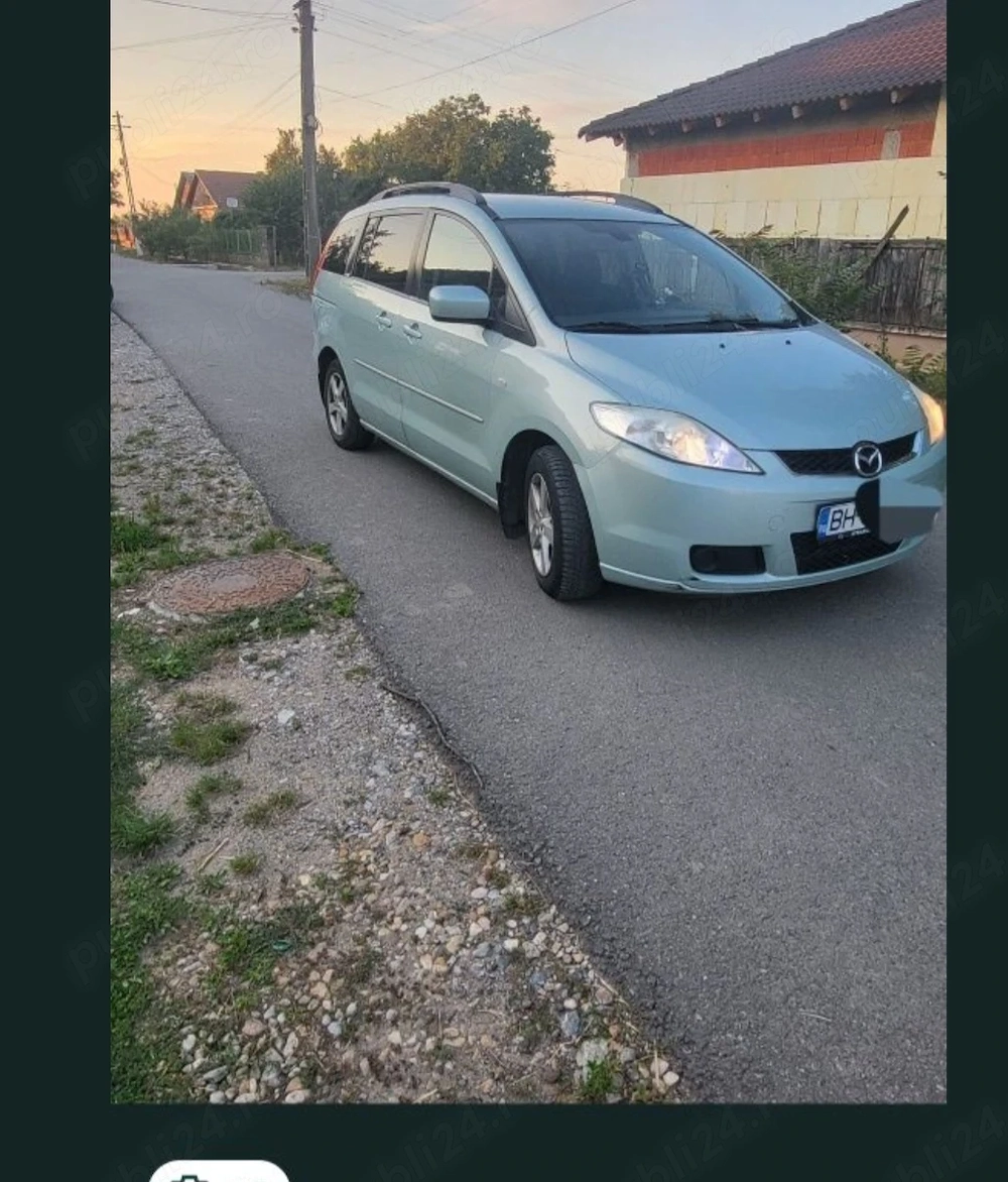 Vând Mazda 5 cu 7 locuri 2008 functioneaze bine acte la zi 