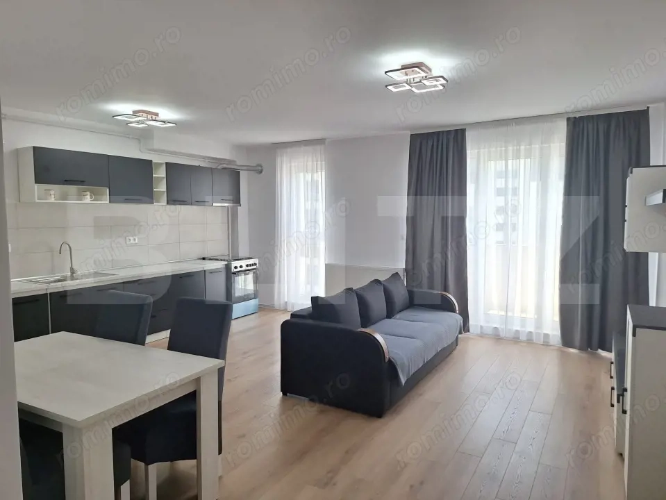 Apartament 2 camere, 55 mp, complet mobilat si utilat, zona Libertatii