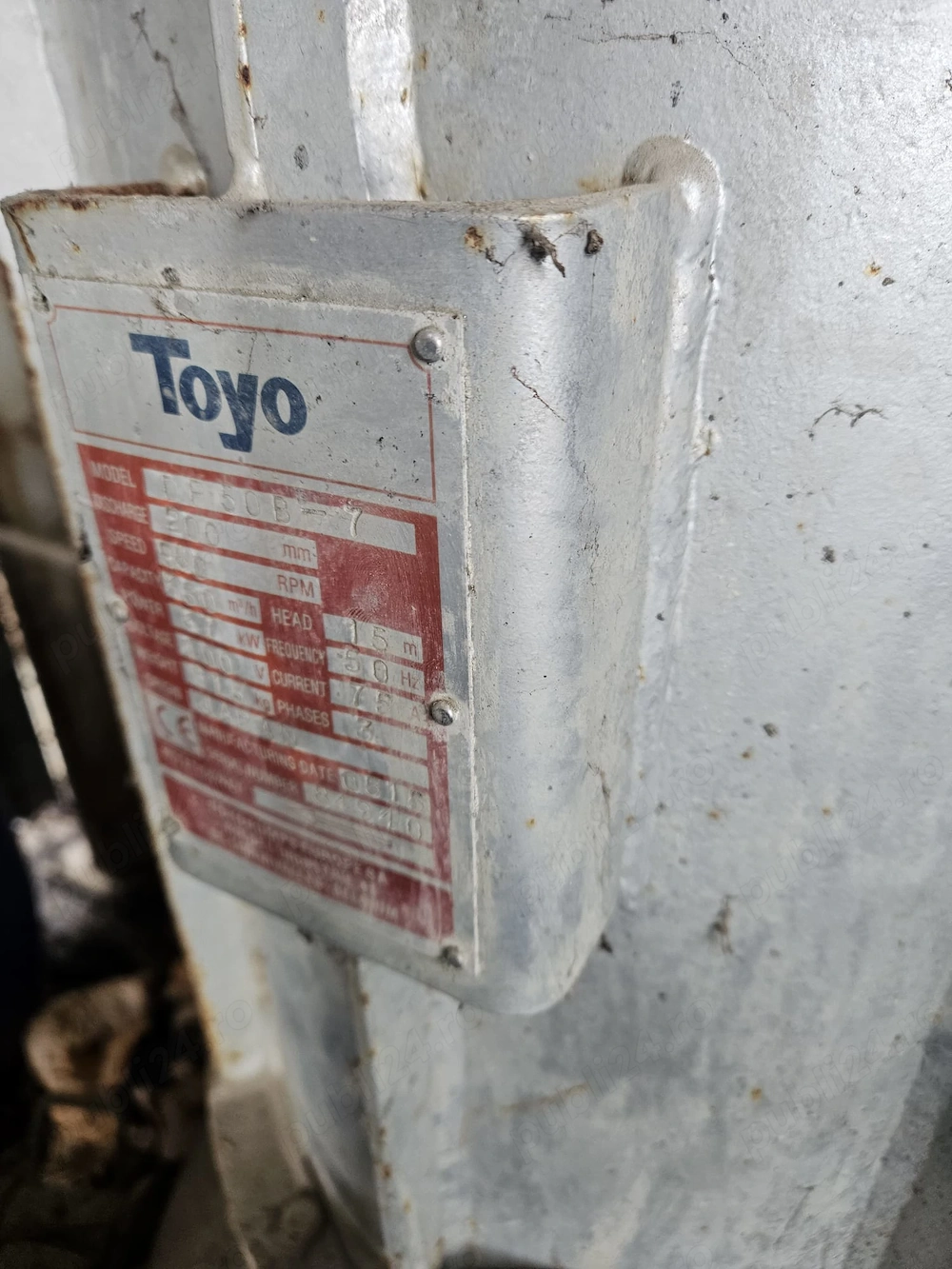 Vanzare pompa pentru dragare a nisipului