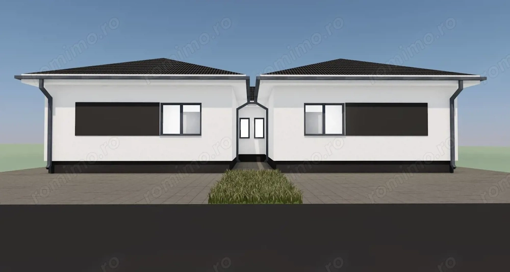Duplex despartit prin cam. tehnica /  Toate utilitatile