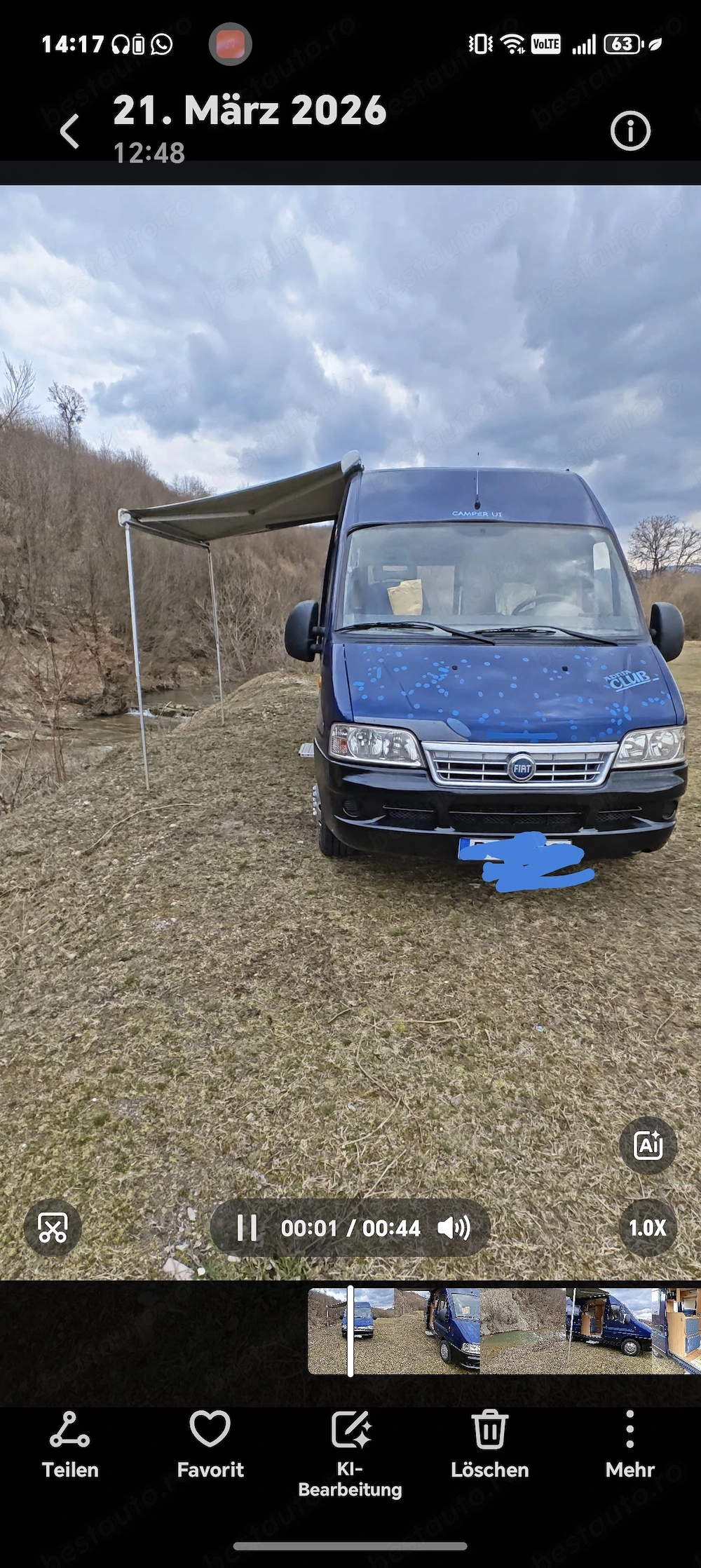 Adria Mobil CamperVan Autorulotă de fabrică