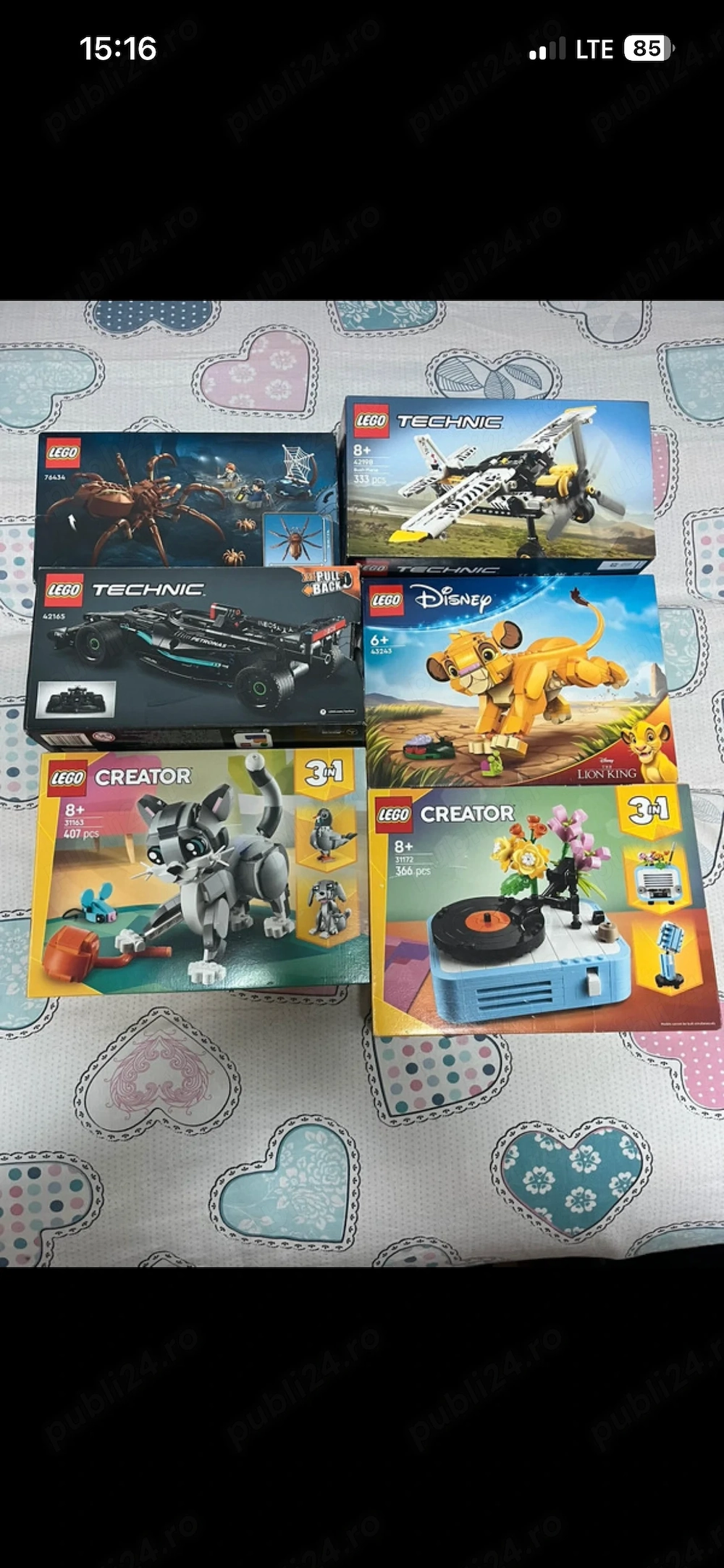 Vand Lego copii diverse modele pret 50 per bucata in afara de vulpe 100 lei valabil in cta 