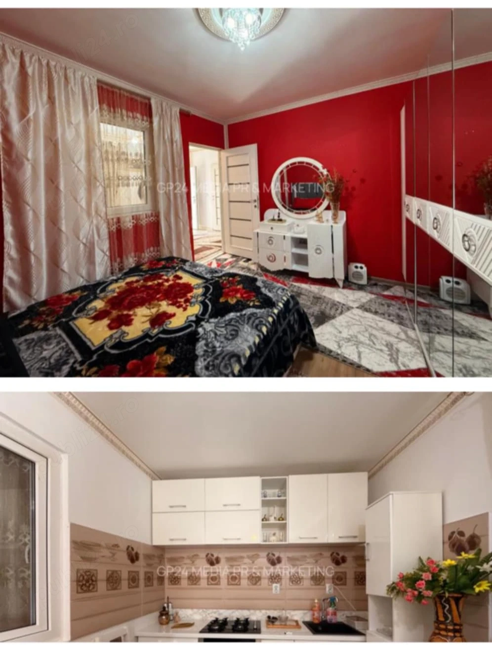 Vind apartame la curte comuna 