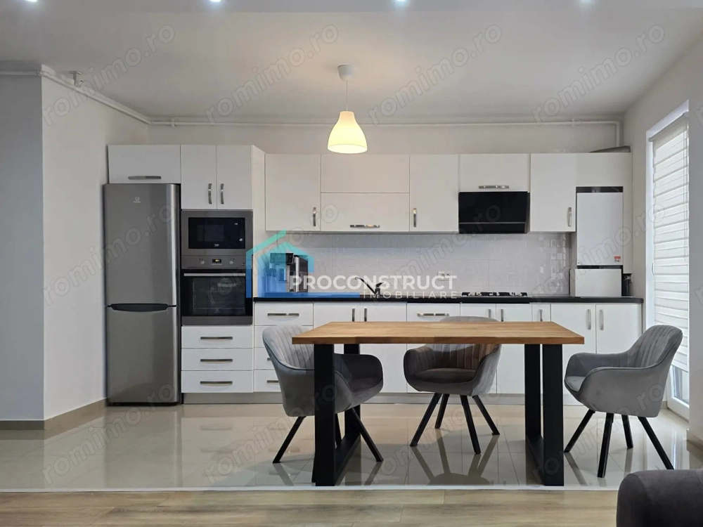 Apartament cu3 camere|2 Grupuri sanitare|Mobilat&Utilat|Loc de parcare