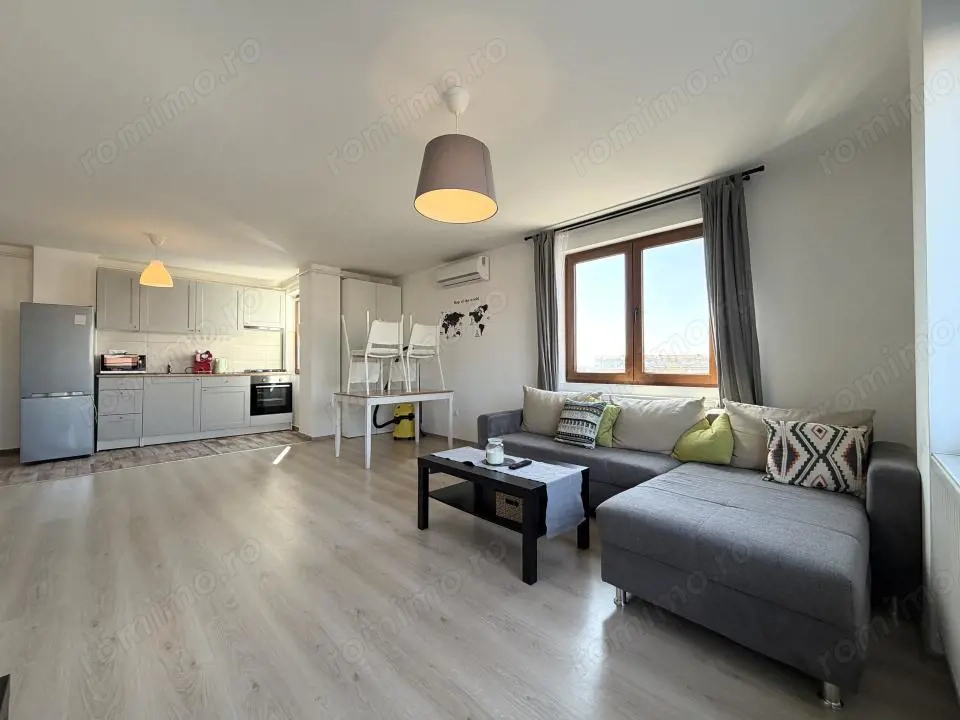 Apartament 2 camere, 54mp utili, etaj 7, lift, mobilat-Torontalului