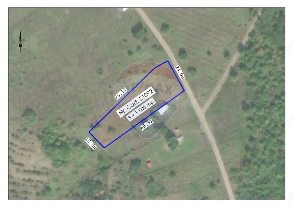 De vânzare teren intravilan, 1.505 mp - Paleu