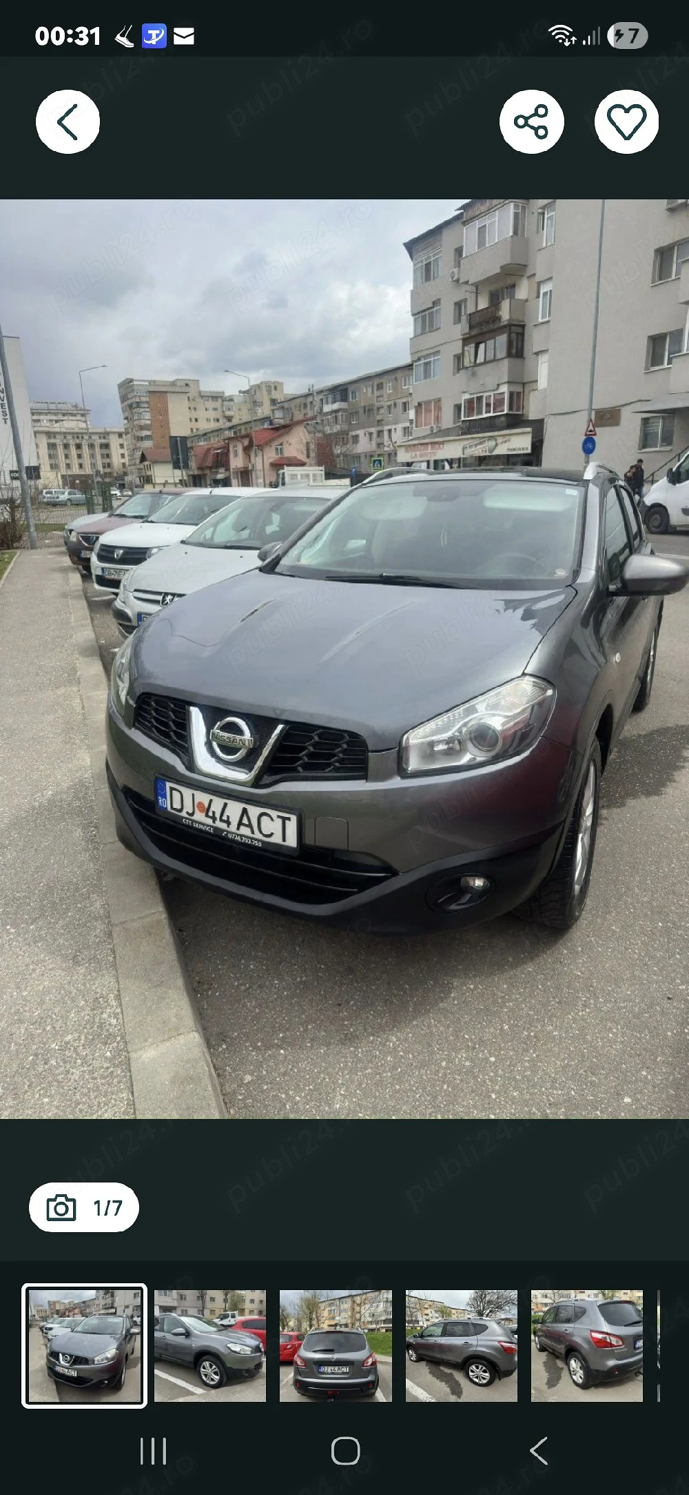 Nissan Quasqai 4x2 1.5diesel 106CP