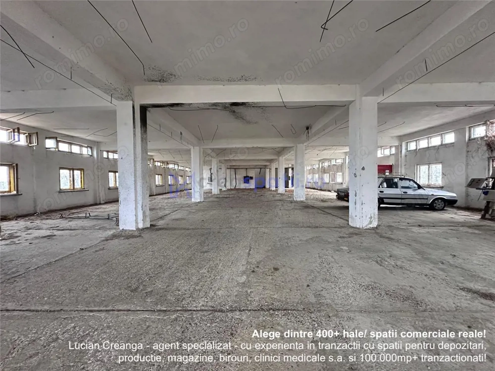 Hala, spatiu comercial, vad, de la 423mp la 1744mp, Vama Albita