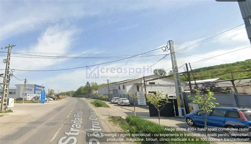 Spatiu comercial  hala Iasi - Tomesti, 60mp+, zona Pro Invest