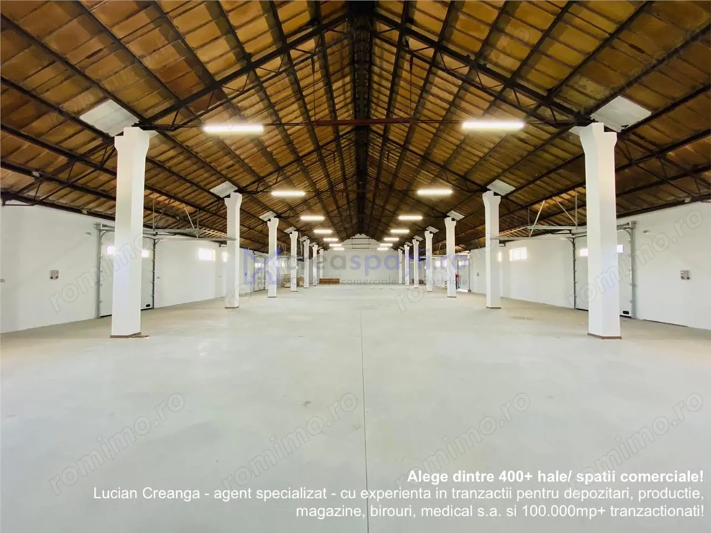 Hala depozitare, productie, showroom, de la 600mp la 1200mp, Lukoil Tg. Neamt