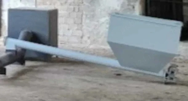 Snec alimentare presa peleti, uscator cu buncher