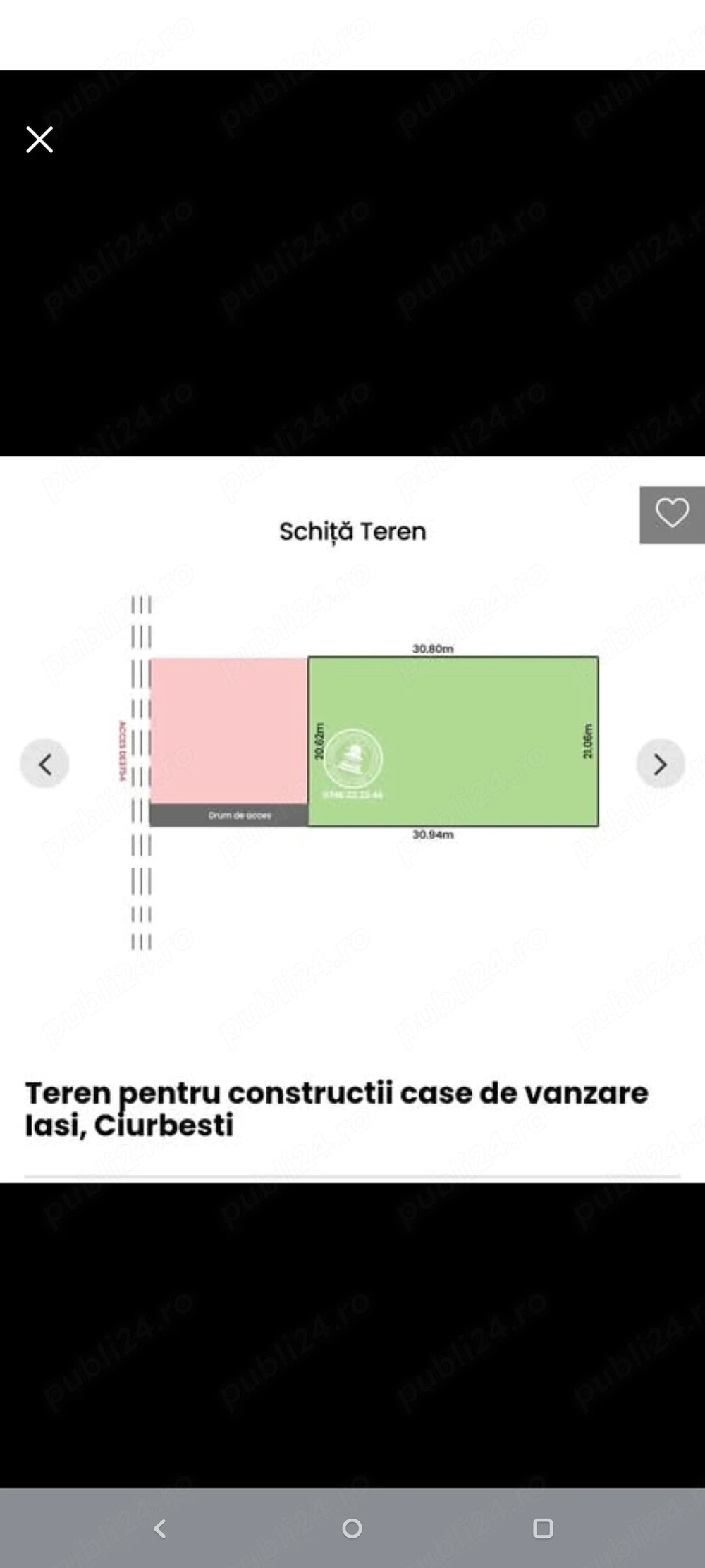 De vânzare teren intravilan Ciurbesti 