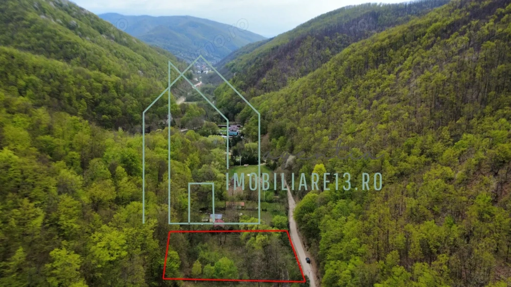 Teren de vanzare 3603 mp cu rau si padure in Strungari, jud, Alba 
