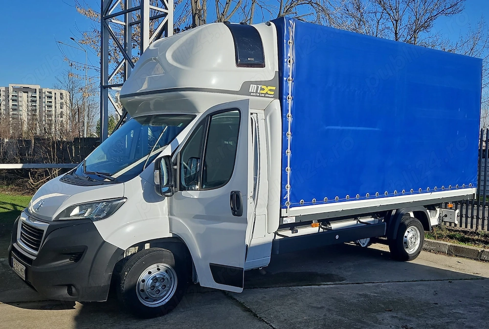 Peugeot Boxer 2.2 Diesel 2023|3,5T| 8 Euro Paleți | Dormitor Matrix | Webasto | Prelată