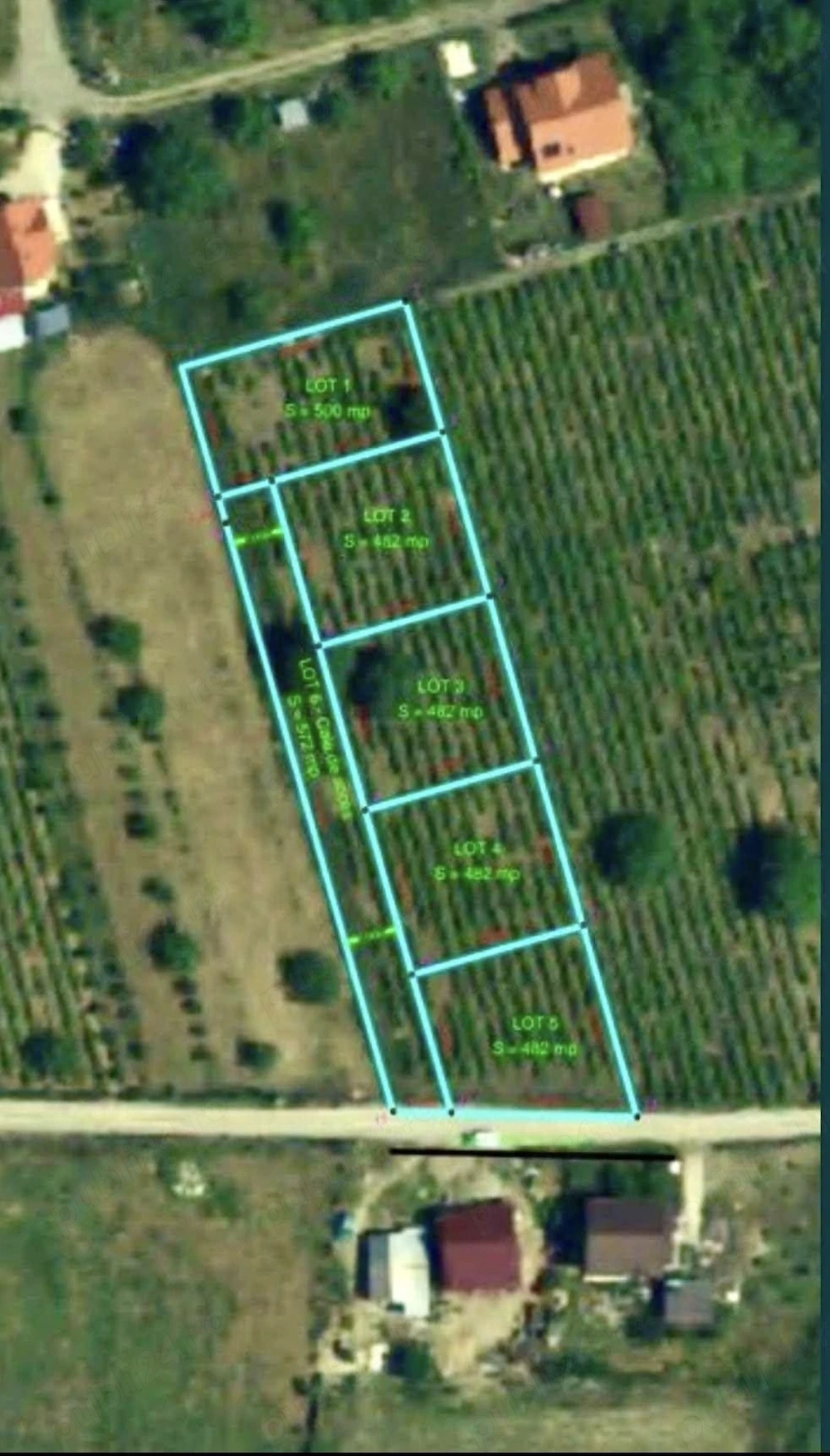 Teren de vânzare Hlincea 3000 mp 