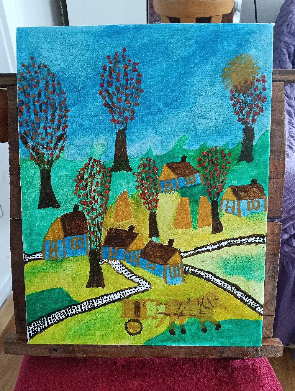 vind pictura in ulei pe pânză 