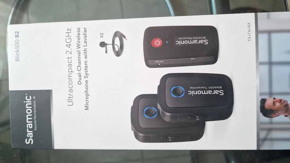 Lavaliere wireless Saramonic Blink500 B2(TX+TX+RX)