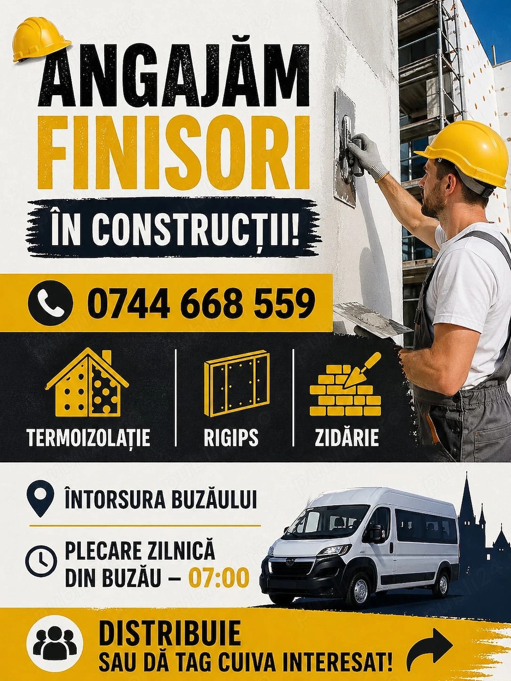 Finisori CU EXPERIENTA - Intorsura Buzaului