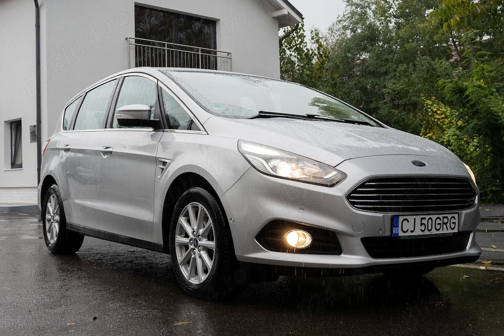 2017 Ford S-Max Titanium - 2.0 D, Powershift cu padele
