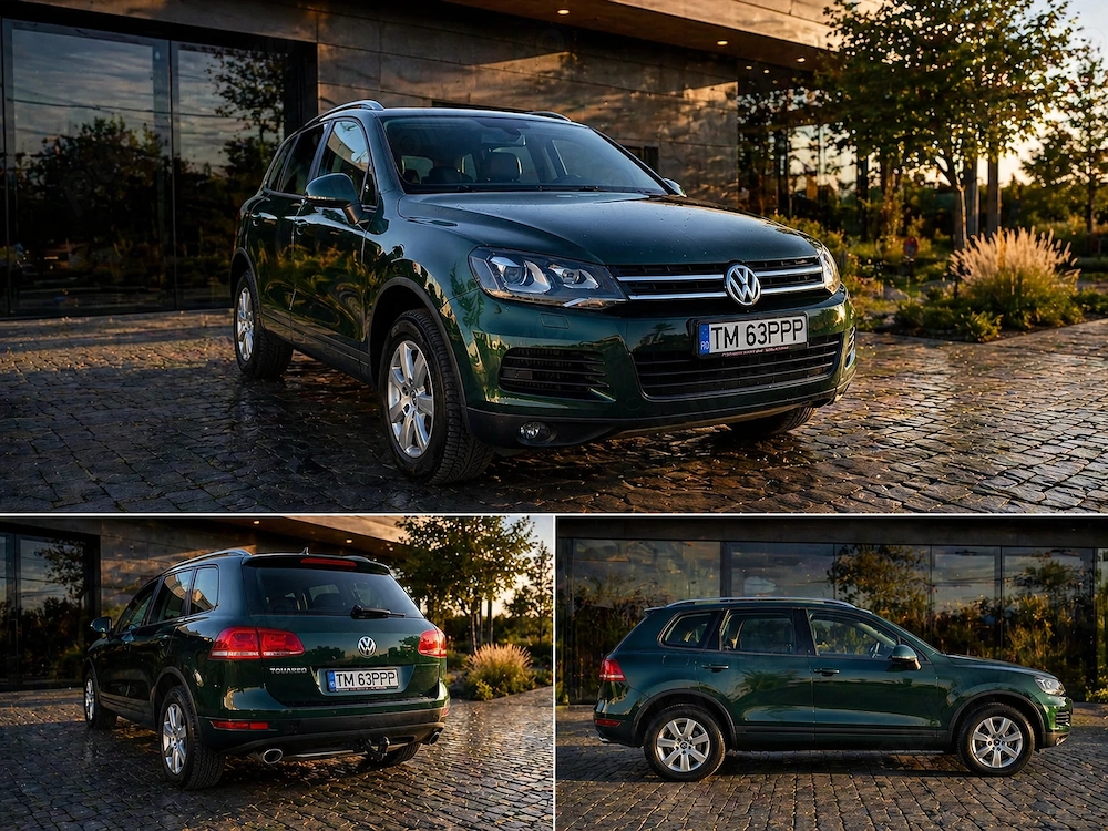 VW Touareg 7P 2014 3.0 245cp | Dynaudio | Webasto | Suspensie Pneumatica | Ventilatie | Carplay