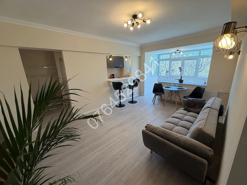 Inchiriez apt. 2 cam. Floreasca, Str. Johann S. Bach, TOTUL NOU, PRIMA INCHIRIERE, la 15 min. metrou