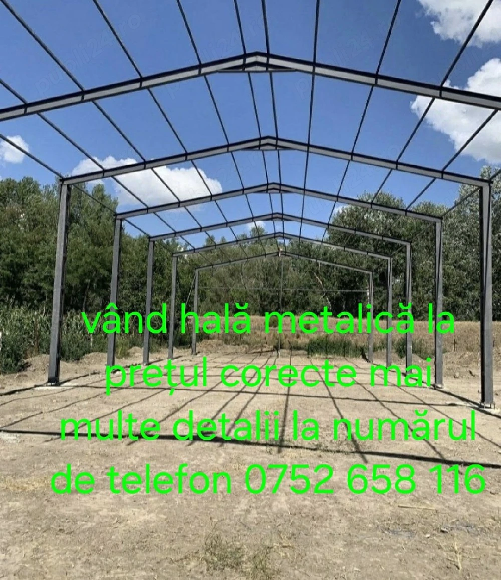 vând hală metalică la prețul corecte 
