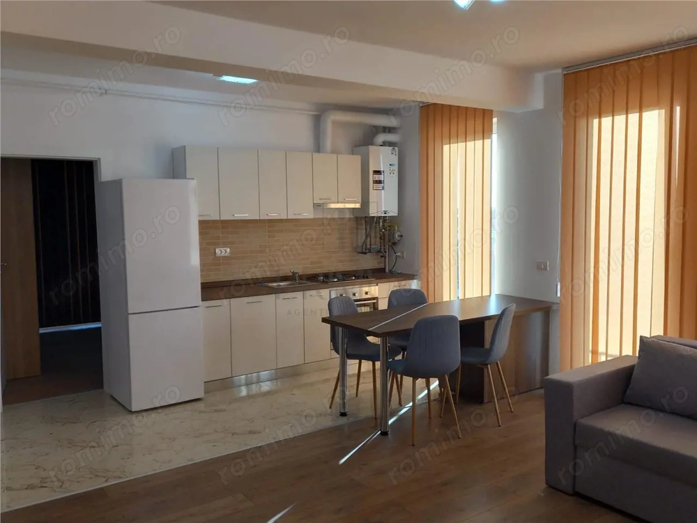 BUZIASULUI - 2 CAM - BLOC NOU - ETAJ INTERMEDIAR - 2 BALCOANE - MOBILAT - PARCARE INCLUSA