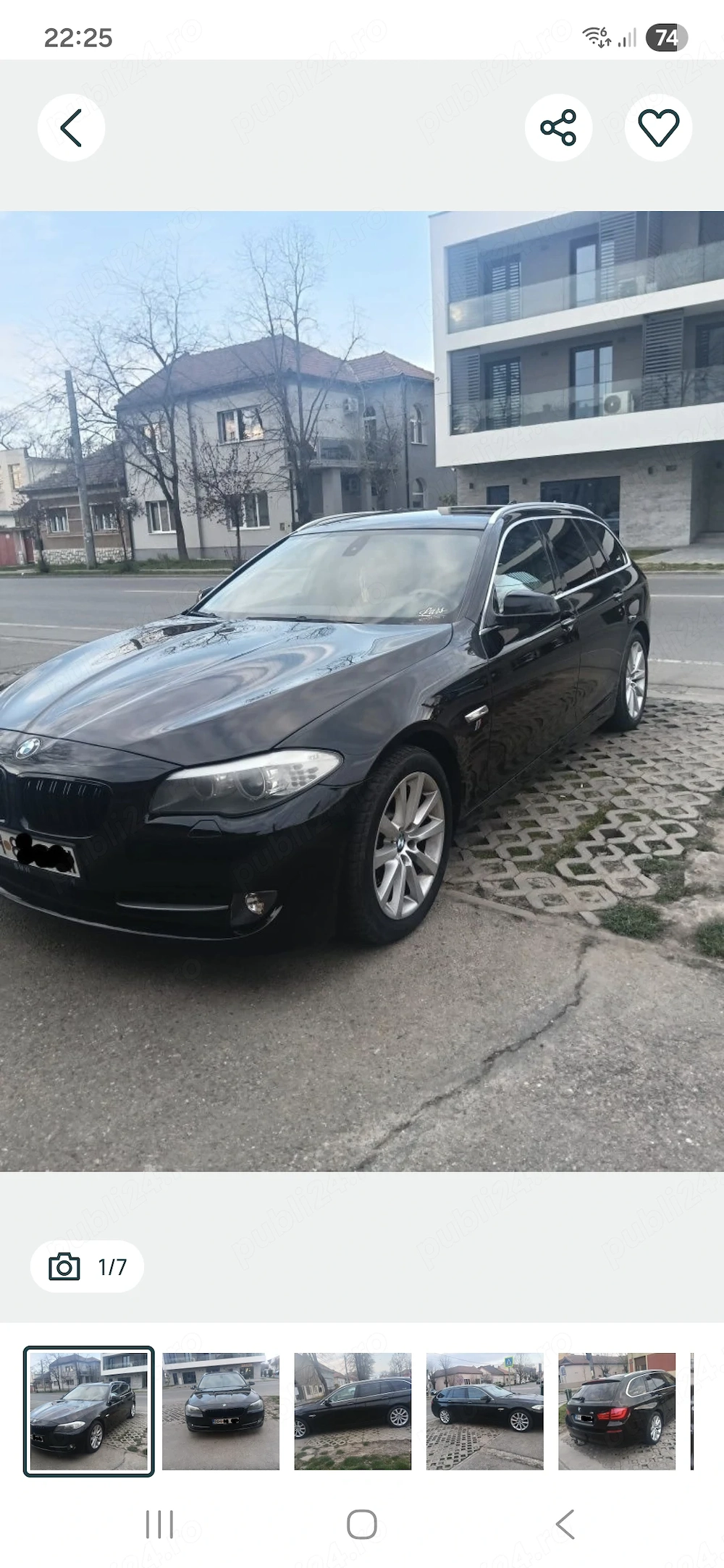 BMW 520d F11 2011   distribuție + volantă schimbate, M interior,