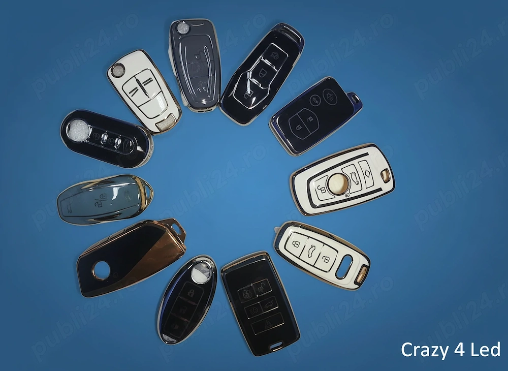 Huse / carcase pentru chei auto – potrivite pentru mai multe modele de mașini (întreabă-mă ce model)