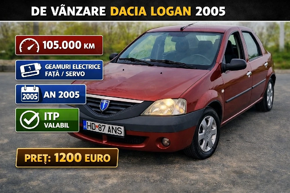 Vand Dacia Logan 
