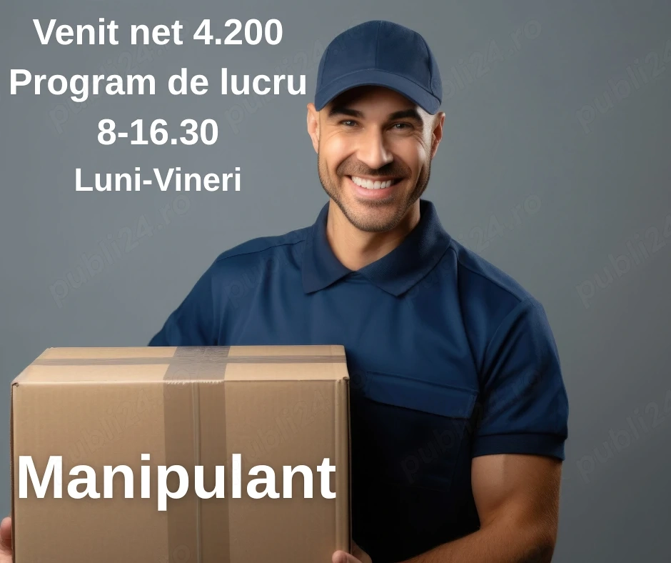 Manipulant marfa sectie productie