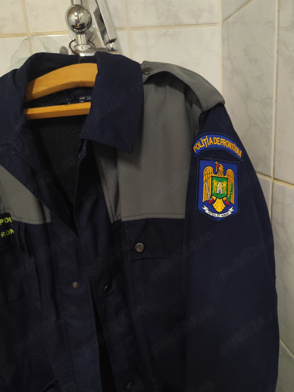 Geacă cu blană naturală mărime Xxl