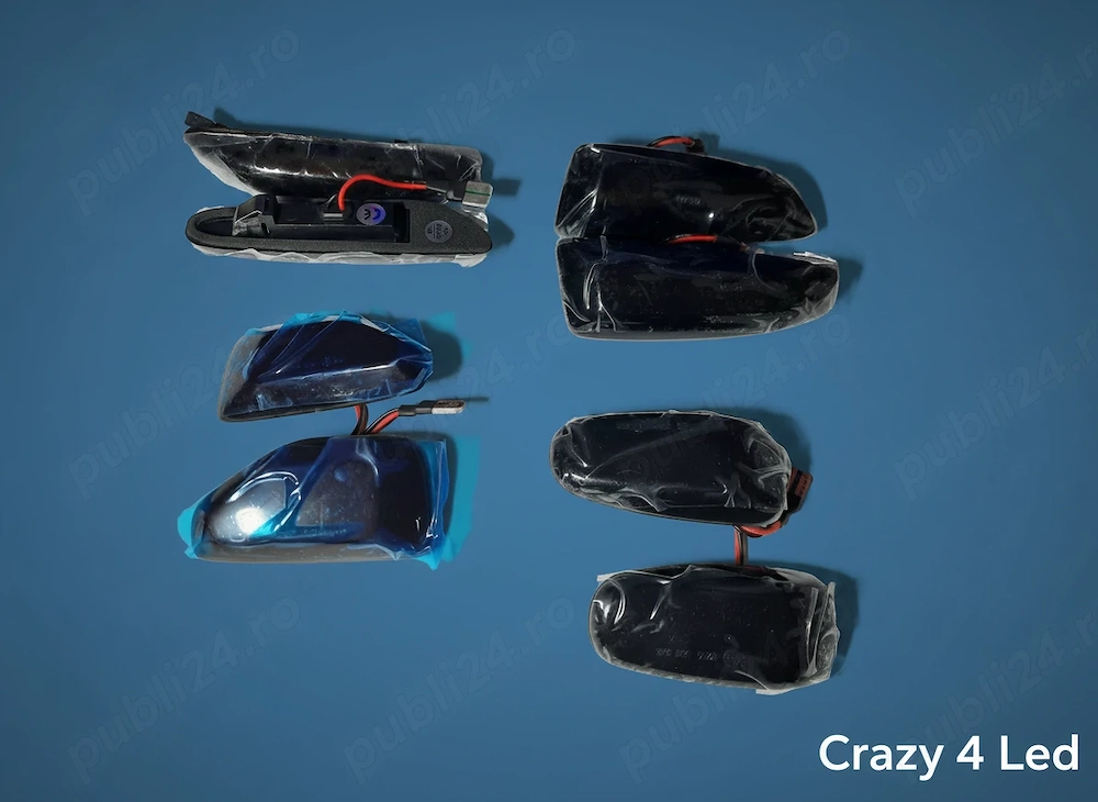 Set de 2 lampi semnalizare dinamica pentru oglinda sau aripa, potrivite pentru diferite marci 