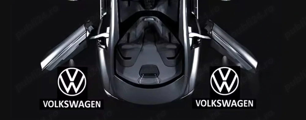 Set 2 Bucati Emblema Logo LED Portiera dedicata Marca Auto VW