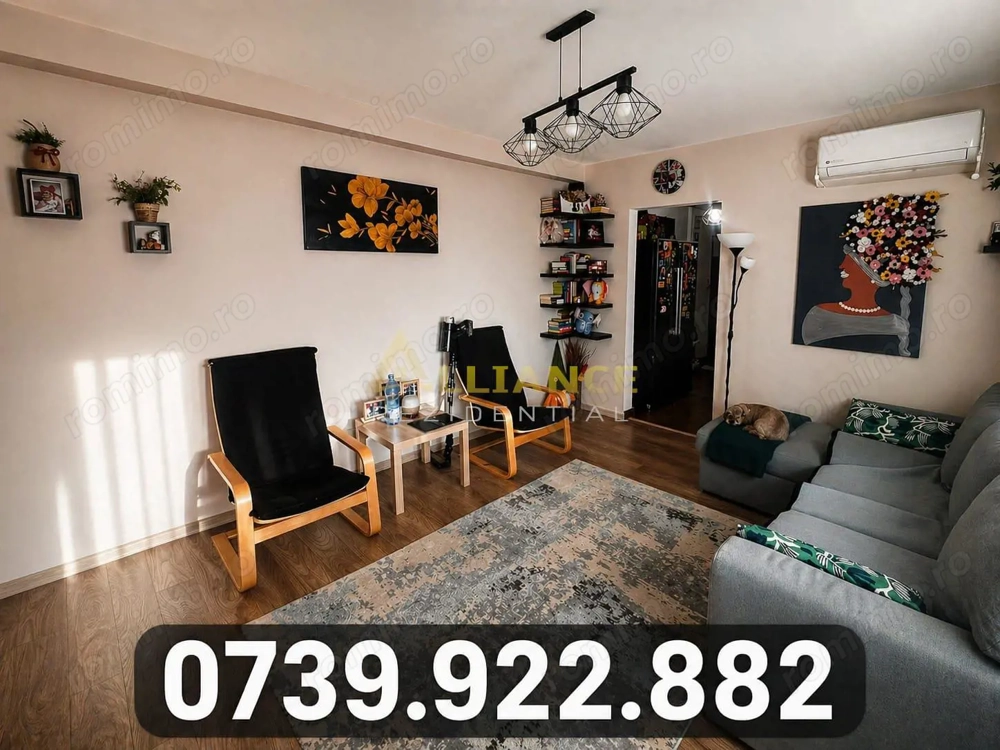 Apartament 3 camere Sector 4 Mobilat si Utilat