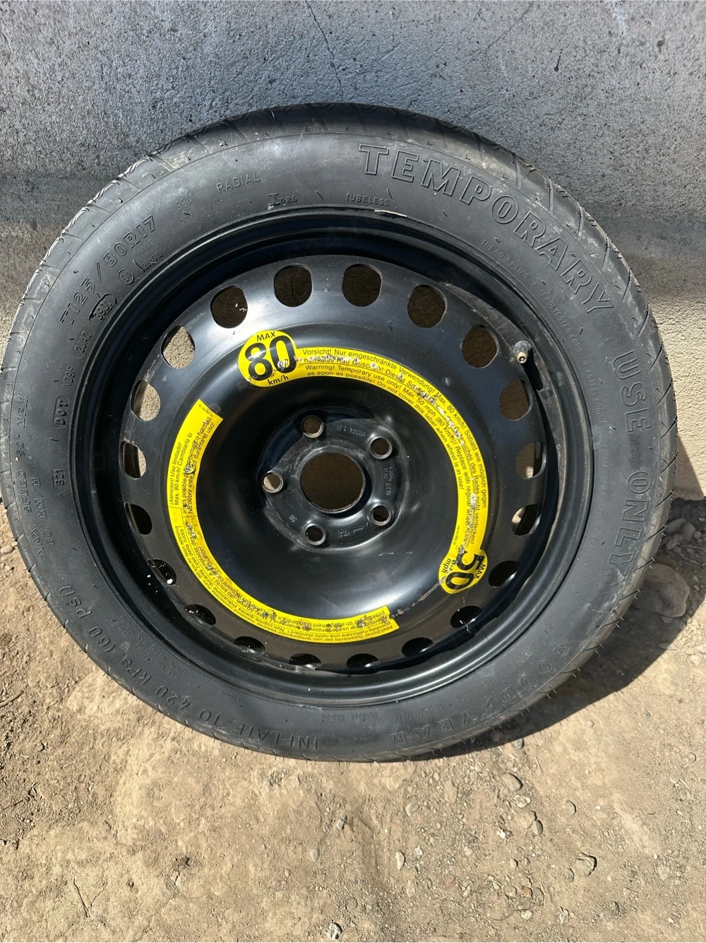 rezerva slim 17" ptr audi seat vw scoda