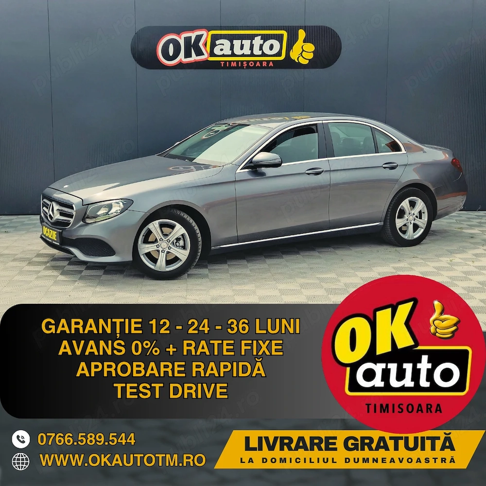 MERCEDES BENZ E-class 200 CDI Automatic - 2017 - EURO 6 - 2.0 DIESEL - 150 C.P.