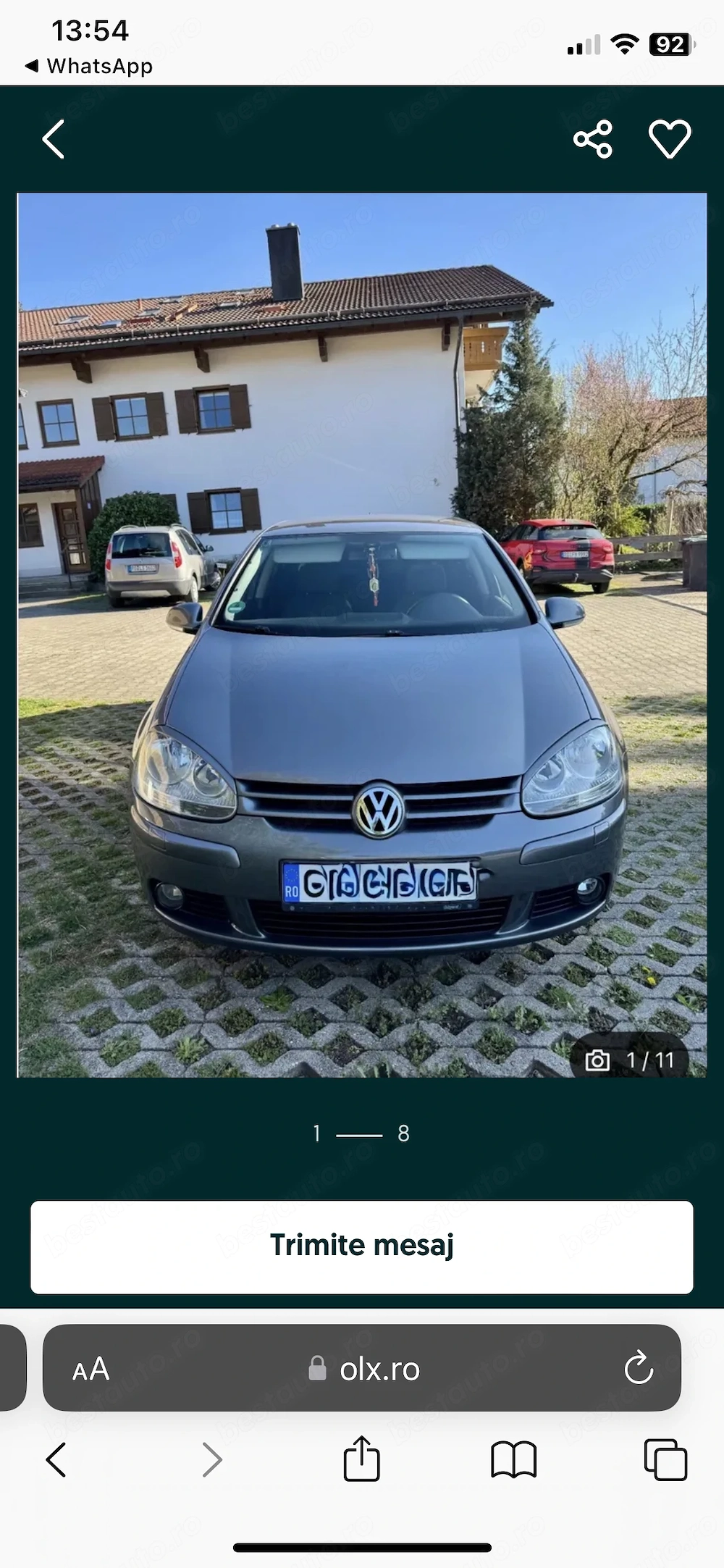 Golf V TDI anul 2006