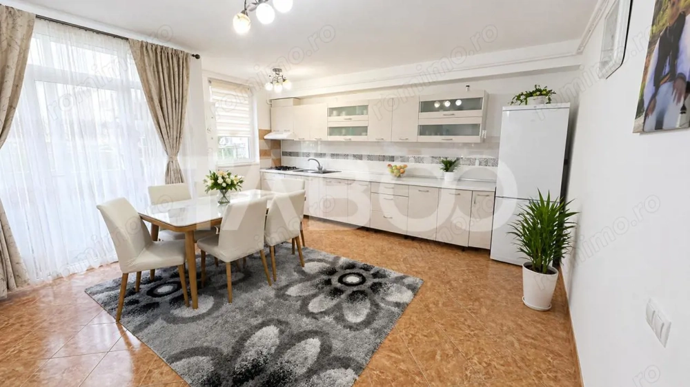 Apartament de vanzare 3 camere mobilat utilat Selimbar Sibiu 