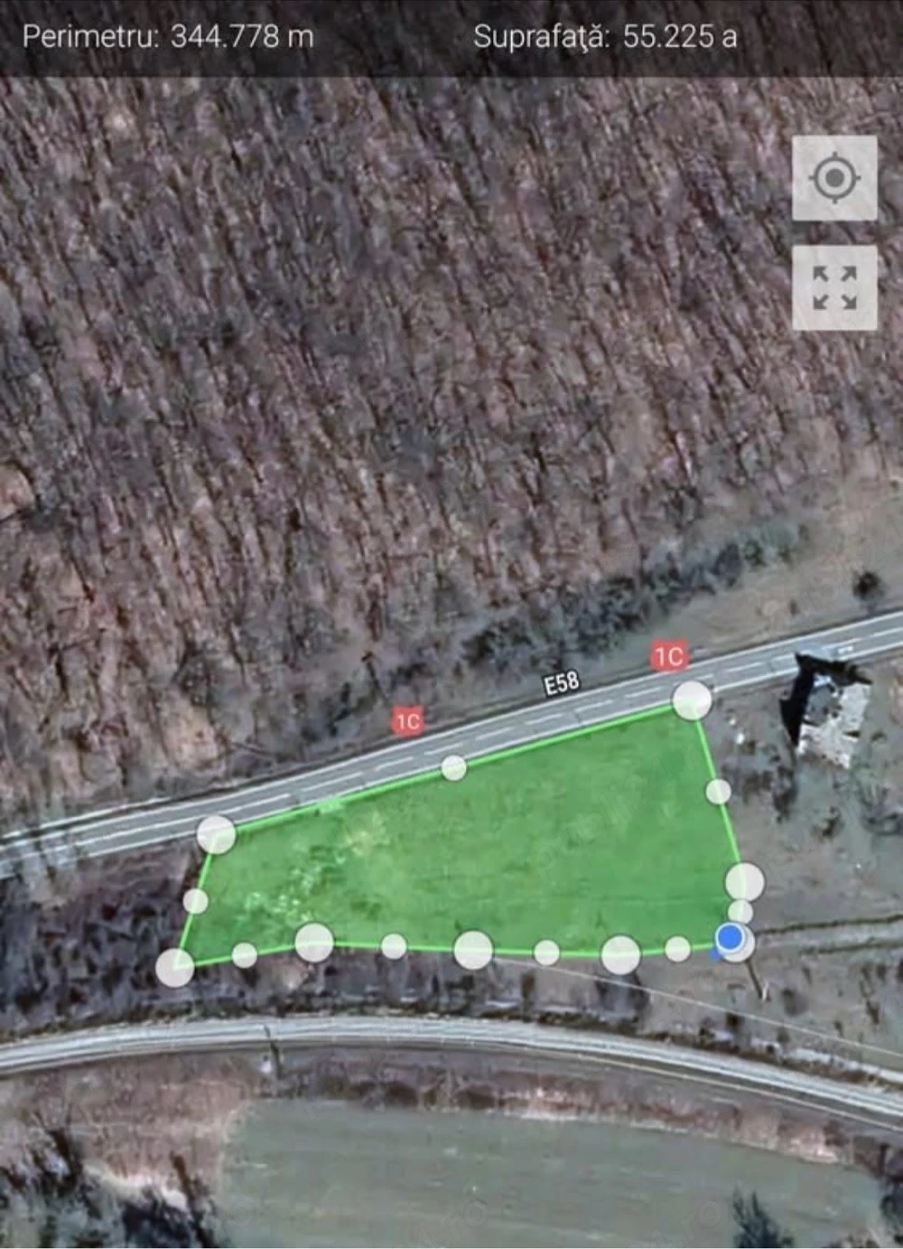Teren 5.300 mp cu 170 ml front la E58 (Cluj Baia Mare), ideal investiție comercial