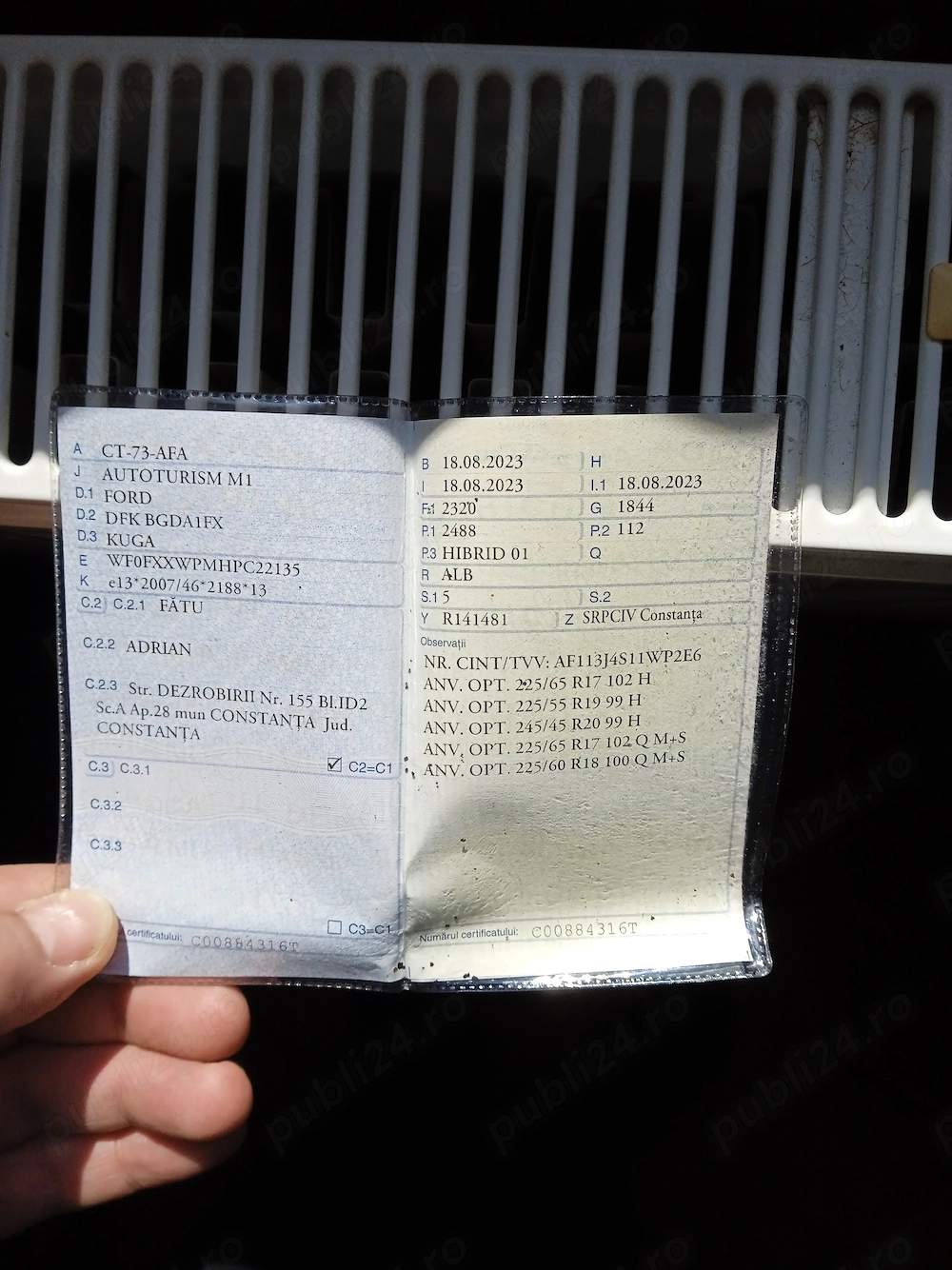 Ford kuga 2023 24000km plug in st line