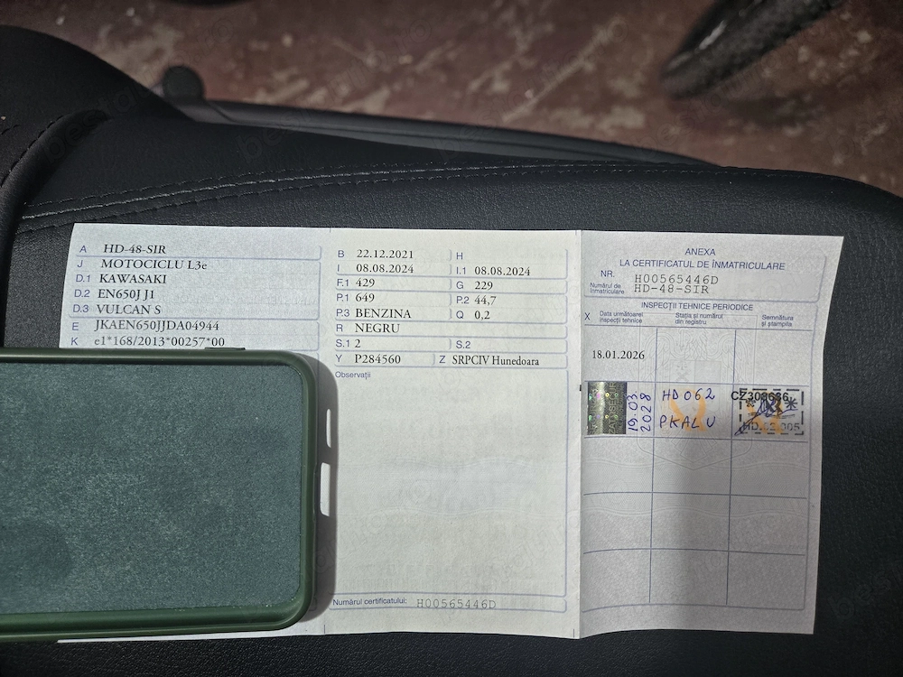 Vand Kawasaki Vulcan S ABS dec. 2021