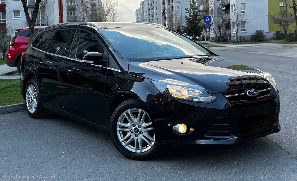 FORD FOCUS MK3 TITANIUM 2013 1.6i benzina 150cp Navigație Keyless Go Entry Senzori parcare 360 jante
