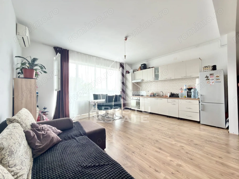 Apartament cu 2 camere mobilat etajul 1 in Giroc langa Penny la asfalt
