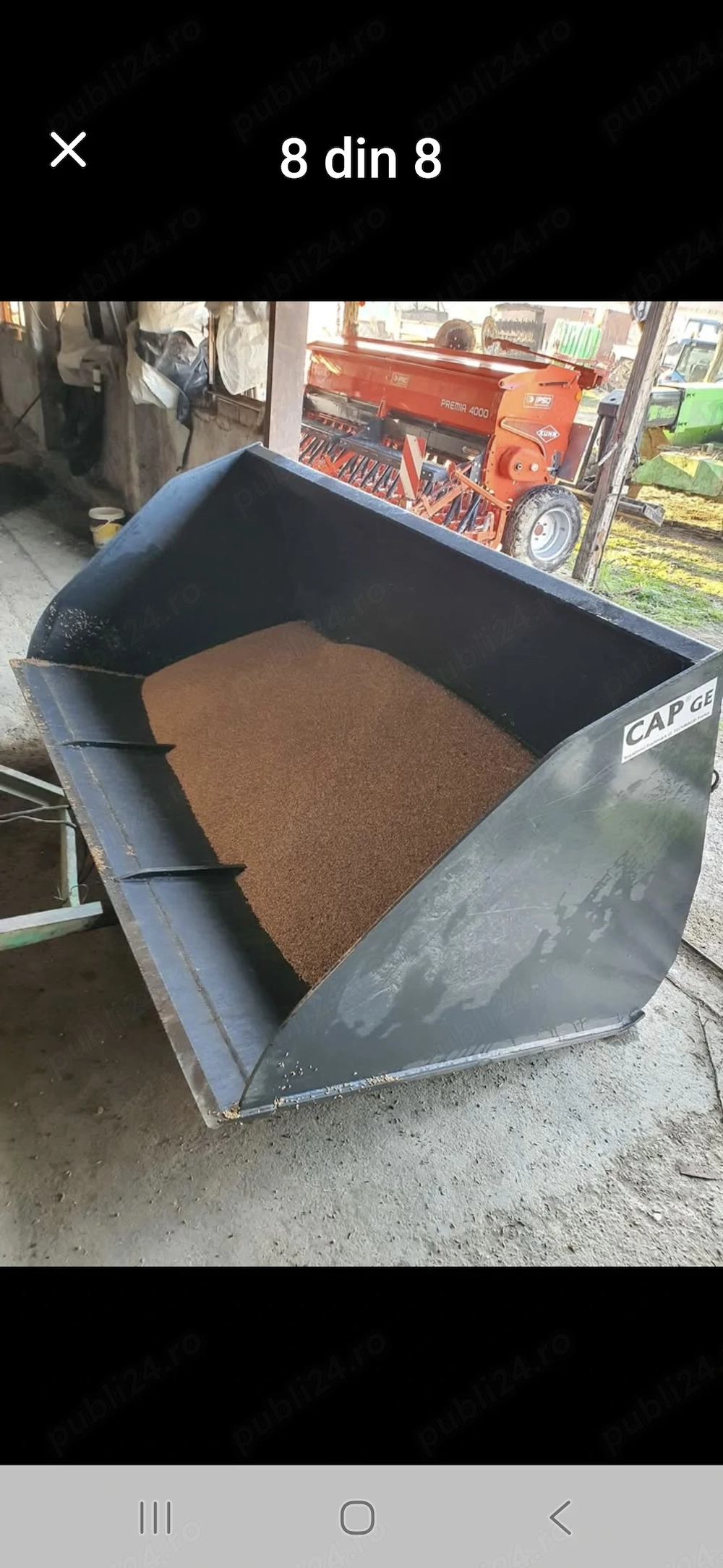 Cupă cereale telescopic Merlo