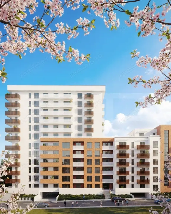 COMISION 0 / Apartament 2 camere semifinisat / Bloc Nou / Citius Residence