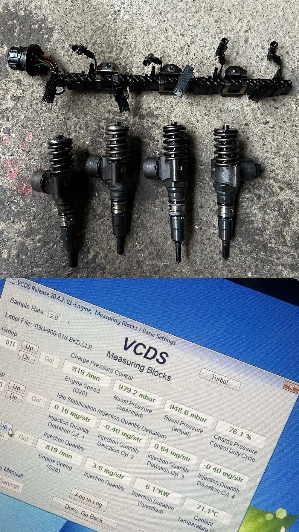 Injectoare VAG 2.0 BKD 140 cai